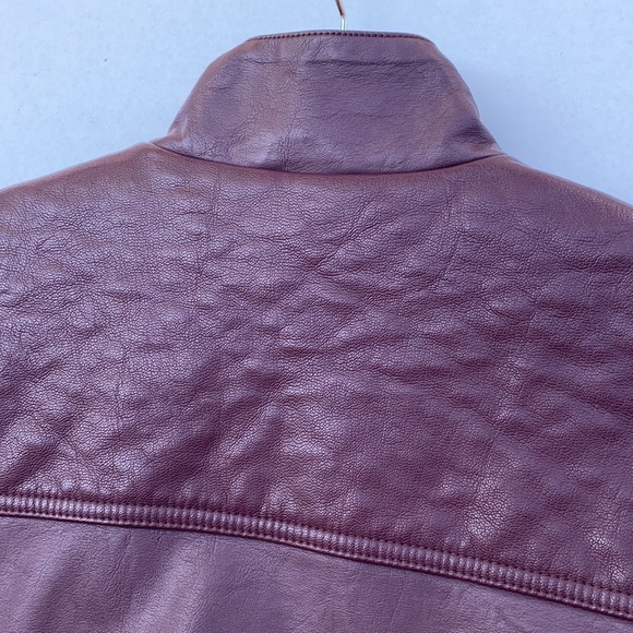 New G by GUESS Men's Mozo Faux-Leather Jacket - Picture 11 of 11